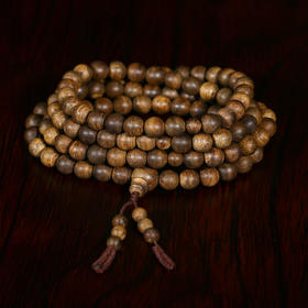 BC.GC5.30-5  东马老料九分沉念珠，7mm， 21.22g