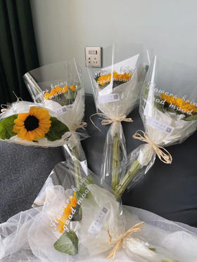 全透明英文多只袋（50个/包）