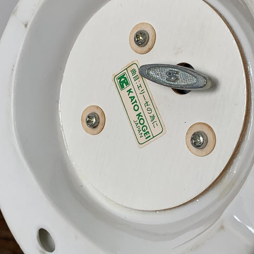 日本昭和时期KATO KOGEI蕾丝瓷偶音乐盒 商品图5