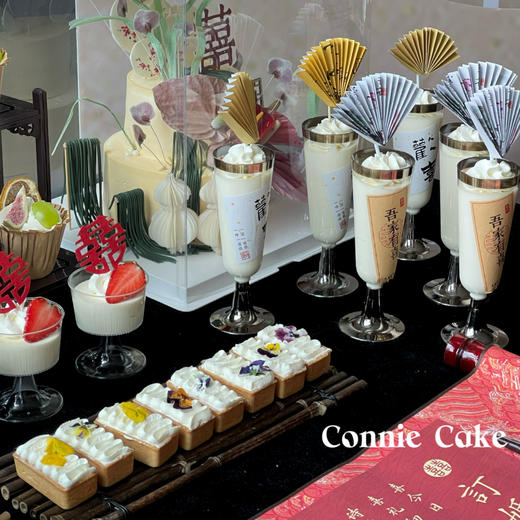 新中式贵族公主订婚甜品台 商品图1