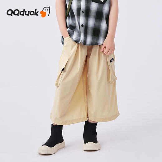 【120-165】【可可鸭】男童帅气百搭工装裤九分裤 商品图2