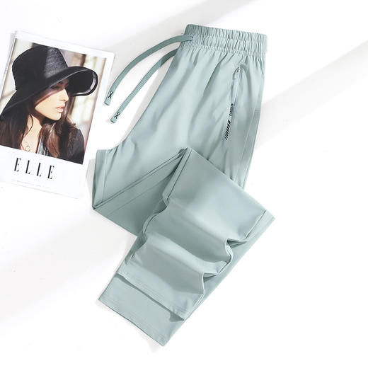 红览 夏季新款冰丝裤速干透气男女同款弹力柔软抗皱降温情侣防晒裤5ZF-2221 商品图9