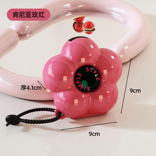 【花朵便携式药盒，花点时间照顾自己！】新款多巴胺便携式药盒 分隔药片迷你多功能 旅行耳钉项链戒指收纳塑-QQ 商品图6