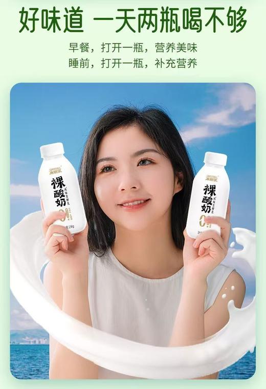 来思尔  裸酸奶瓶装低温酸奶12瓶*236g  厂家直发 商品图3