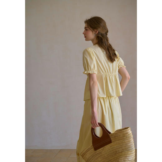 （小眠专属）SimpleRetro希腊童话风格彩色刺绣全棉套装女 商品图3