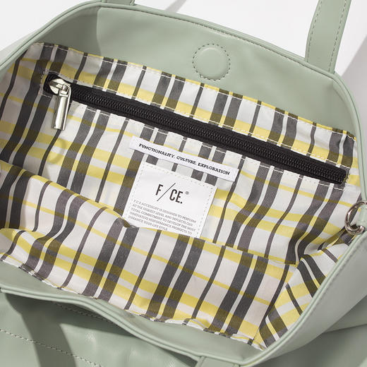 F/CE TECH LEATHER 2WAY TOTE 环保仿皮革两用托特包 手提斜挎包 商品图3