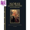 预售 【中商原版】图解北欧神祇与神话 Norse Gods  Myths Illustrated 英文原版 Ben Hubbard 神话传说故事 商品缩略图0