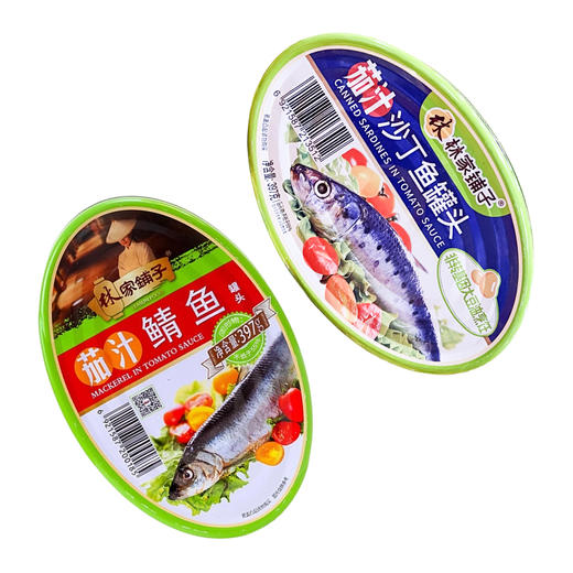 林家铺子茄汁鲭鱼I 沙丁鱼罐头397g 商品图5