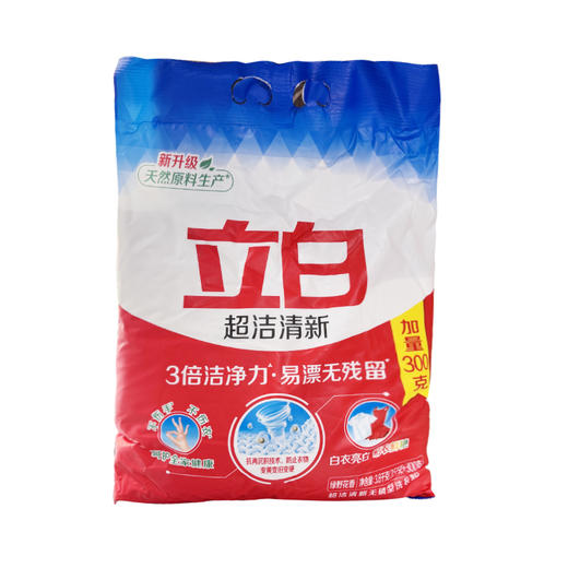 立白超洁清新无磷洗衣粉3.5KG+300g 商品图0