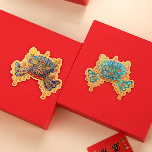 故宫凤冠加冕·三龙两凤·金箔手机贴 商品图5