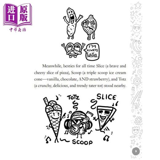 【中商原版】学乐桥梁章节书 粮食坏分子5 Bad Food 5 Night of the Living Bread 英文原版 儿童章节书小说进口童书小初文学 商品图4