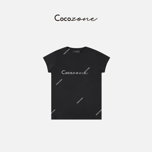 COCO ZONE美式高街复古圆领字母甜酷风短袖T恤23C30323 商品图1