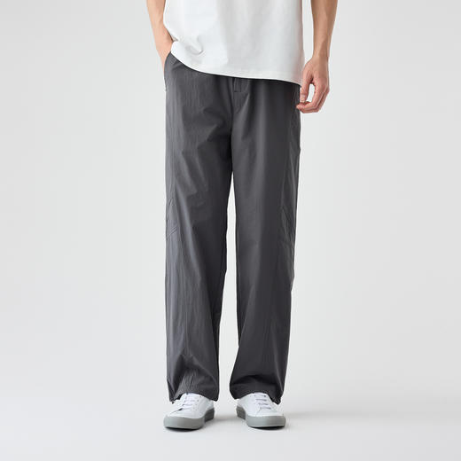 红览 男装小弯刀裤子男夏季新款松紧腰抽绳男士休闲裤5ZF-91222 商品图7