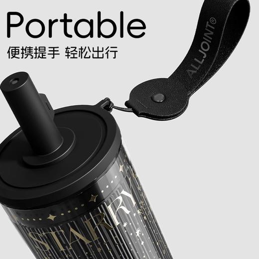 【75元会员福利】优仅闪耀吸管杯530ml   高颜值大容量车载   商品图1