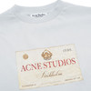 Acne Studios 2025春夏新品 男女同款宽松徽标印花做旧假两件长袖T恤 浅灰色 CL0322 商品缩略图6