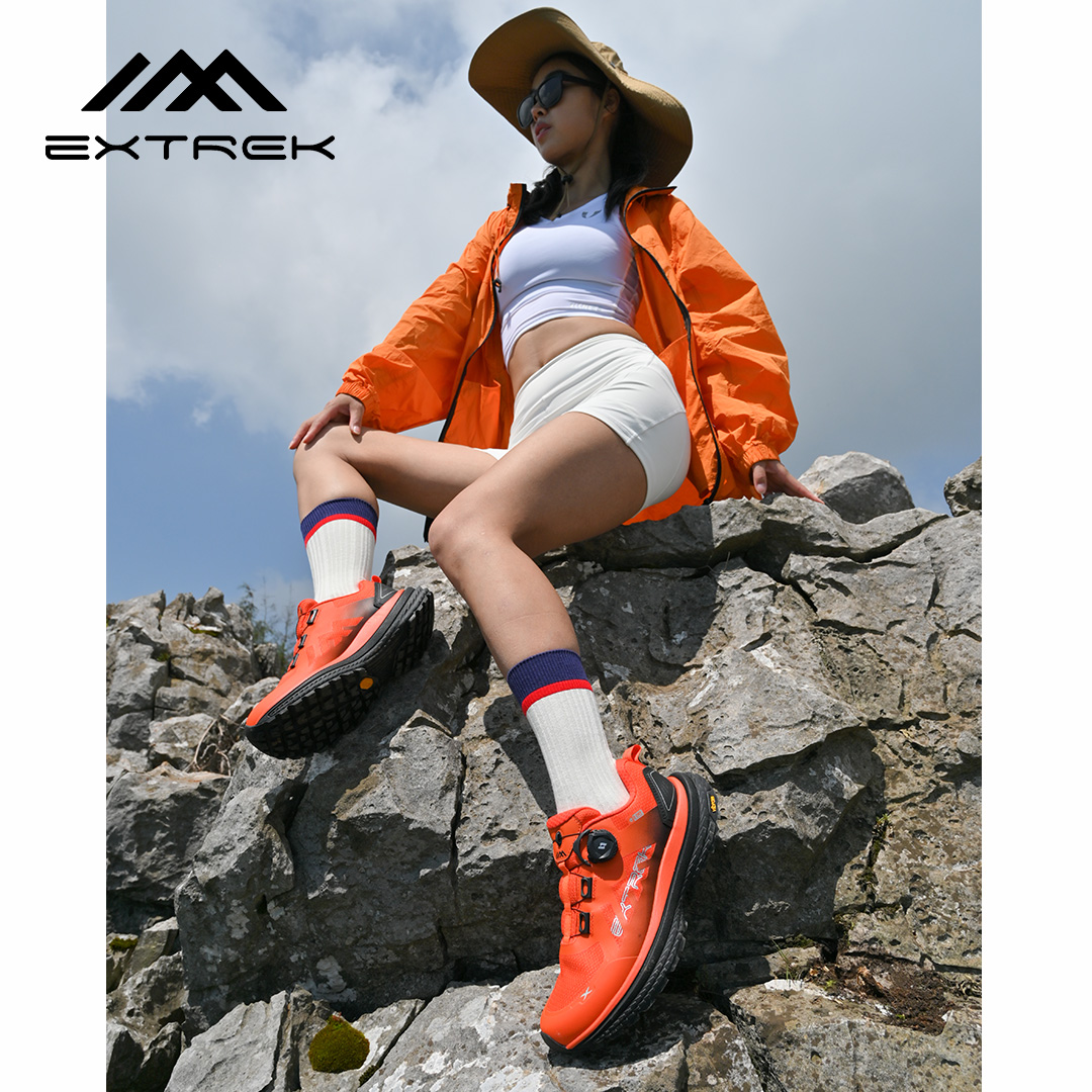 【299捡漏秒杀】天越/Extrek 野马旋钮E-dry防水VIBRAM低帮户外鞋徒步鞋
