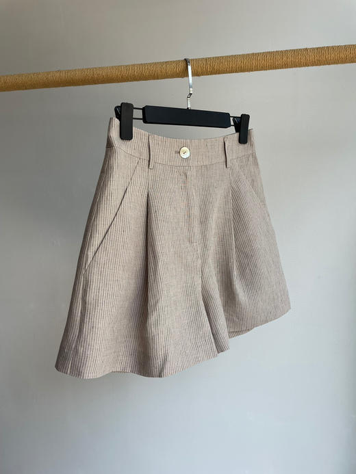 64-12 若不是超预期好穿都算我输 圆正小众 亚麻短裤 我穿12码 商品图2