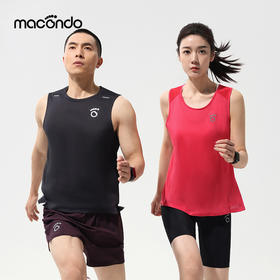马孔多运动背心3代 男女款 吸湿速干 透气 跑步训练 夜跑反光 防磨背心