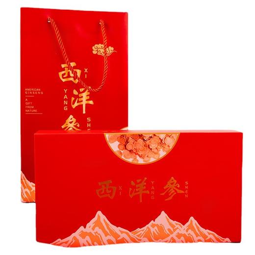 西洋参100克6瓶玻璃礼盒装送礼 六管花旗参软枝片批发一件代发 商品图4