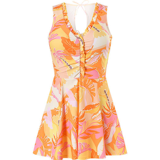 sisia2024新款泳衣女性感显瘦高级感绝美泡温泉度假裙式连体泳衣 商品图8