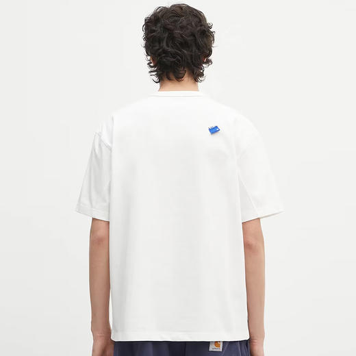 ADER ERROR 2025春夏新品 男士简约徽标字母印花宽松短袖T恤父亲节礼物 白色 BN42FYTS0104OW 商品图1