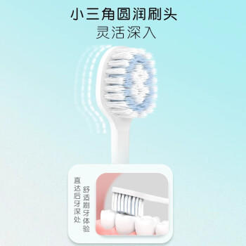 舒客【肖战同款】三角牙刷  双重密集美白 护龈软毛牙刷 2支 新老随机 商品图5