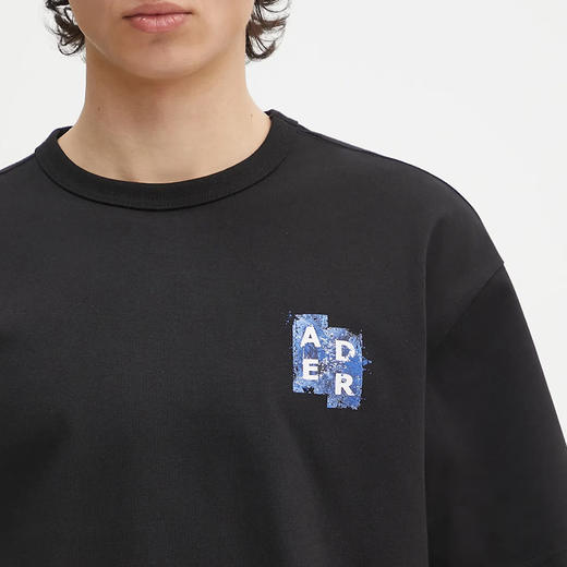 ADER ERROR 2025春夏新品 男士简约徽标字母印花宽松短袖T恤父亲节礼物 白色 BN42FYTS0104OW 商品图8