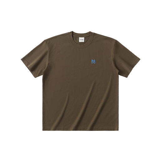 吃茶去chichaqu2025新款全棉圆领短袖T恤复古宽松刺绣葫芦有爱 商品图4