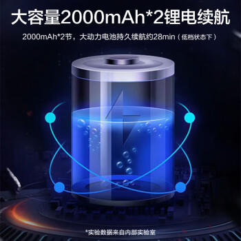 京东京造车载吸尘器无线手持大吸力 便携迷你 汽车用家用桌面清洁 多功能吸嘴 大功率除尘 商品图6