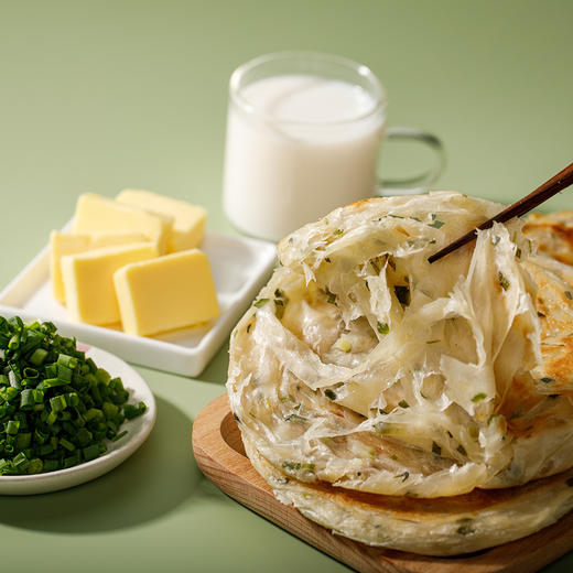 【中华老字号】张力生 黄油牛奶葱油饼/手抓饼 1000g*2/1000g*3 商品图1