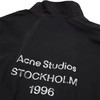 Acne Studios 2025春夏新品 男女同款1996系列徽标印花拉链做旧夹克外套 黑色 B90791 商品缩略图5