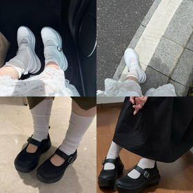 63-8 小个子天菜 sal联名CDG 女团 超轻厚底玛丽珍 怒增高7cm 码很足不要选大