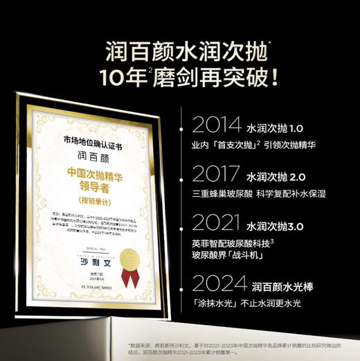 润百颜 · 玻尿酸次抛原液面部精华液紧致赋弹水润5支 商品图1