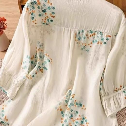 新款减龄显瘦洋气衬衫上衣高级感阔腿裤子两件套 商品图3