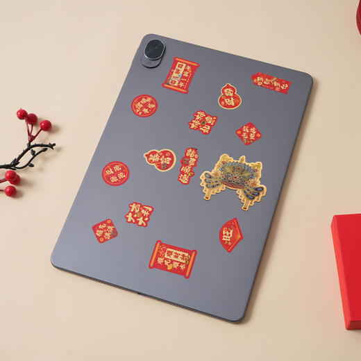 故宫凤冠加冕·三龙两凤·金箔手机贴 商品图4