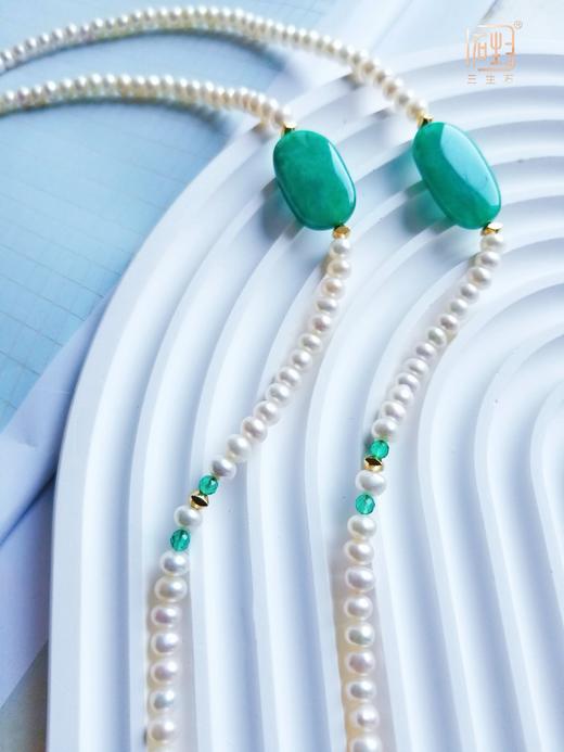 天然珍珠天河石随形项链 商品图1