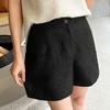 「K」洛诗琳43320轻奢小香风短裤2025新款高腰显瘦A字短裤女53027 商品缩略图1