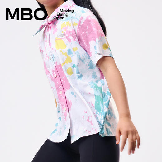 MBO女子短袖衬衫ATS133夏威夷风短袖衬衫25年夏季新款  (经销商专拍链接，非经销商拍单不发货) 商品图4