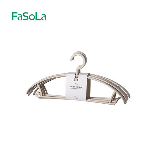 FaSoLa衣架家用挂衣宽肩无痕晾衣服架子防肩角不起鼓包防滑衣撑 商品图6