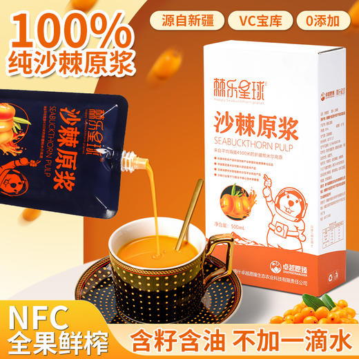 【全国包邮】新疆沙棘原浆（500ml*1袋） 商品图0