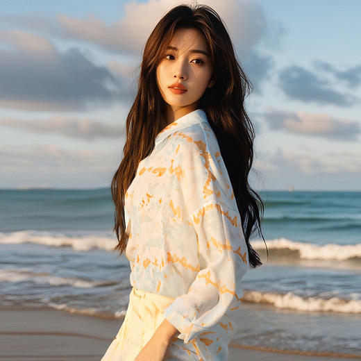 👚【下架】润微开衫防晒可外穿均码衬衫    彩虹花语 商品图0