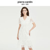 皮尔卡丹女装高级感圆领修身短袖连衣裙 商品缩略图1
