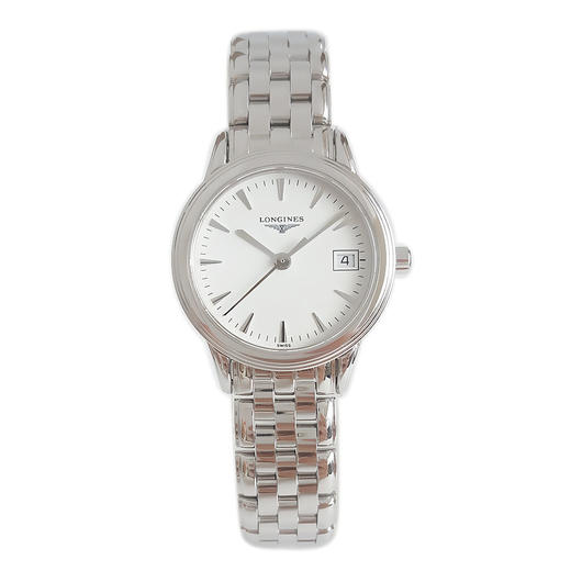 【95新】LONGINES 浪琴优雅系列L4.216.4.12.6石英机芯日期显示25MM（女款）280525MC27 商品图0