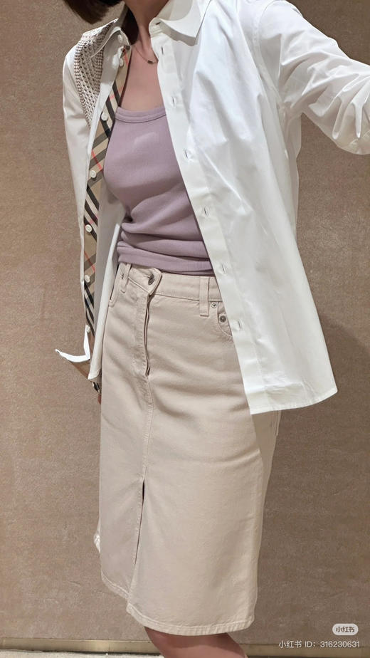 65-1 独家圆正 BBR成衣染色蓝皮牌牛仔半裙 我穿12码宽松效果 商品图13