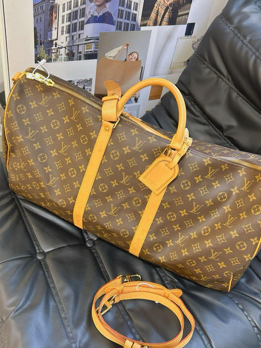 LV Keepall 老花 60 肩带款 斜挎包 商品图0