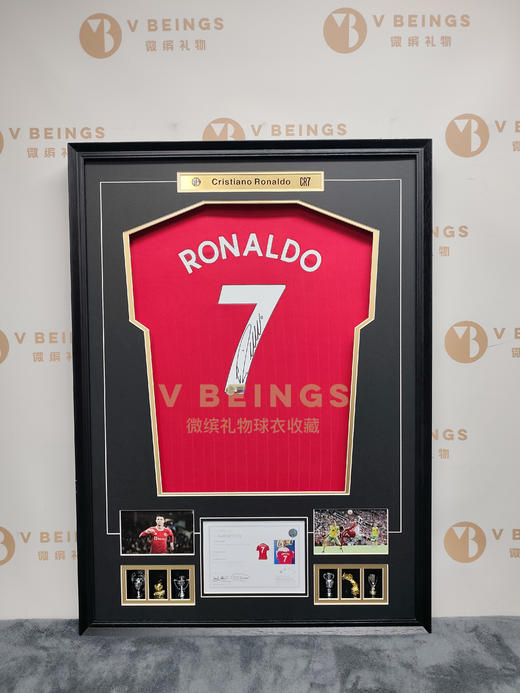 收藏系列 C罗 曼联队7号 22/23赛季 亲笔签名球衣 商品图1