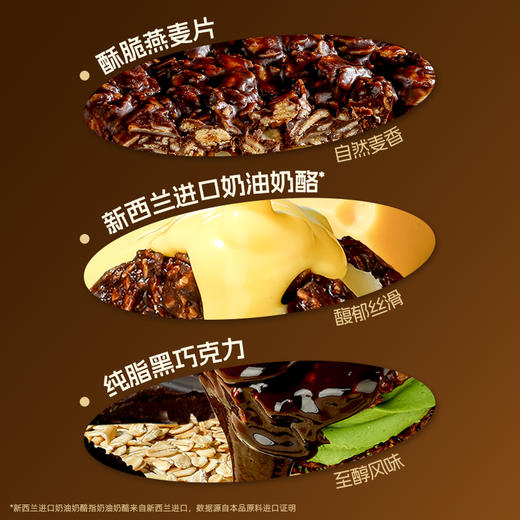 【退酮过渡】【生酮不可】【冷链产品不支持无理由退货】哥本™MCT黑巧燕麦脆吨吨蛋糕（黑巧味/伯牙绝弦味）65克/盒 商品图2