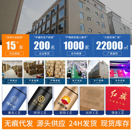 商务礼品套装笔记本保温杯充电宝制定logo公司送客户员工伴手礼盒 商品图1