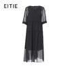 EITIE爱特爱宽松压褶拼接直筒显瘦连衣裙2025夏季新款8207952 商品缩略图10