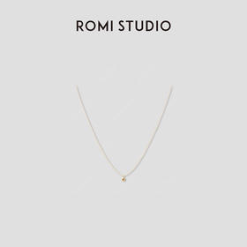 ROMI STUDIO 铜项链 简约设计感日本进口米珠串珠锁骨链24SSS230